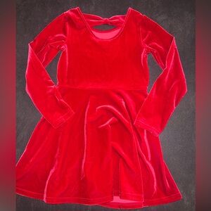 The Children’s Place 
Girls 5T Red Velvet Christmas Dress